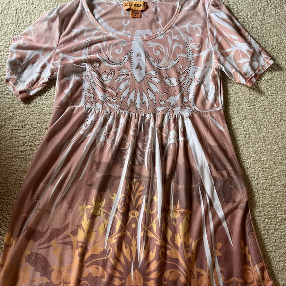 Women's Pink and Gold Top - Picture 1 of 1